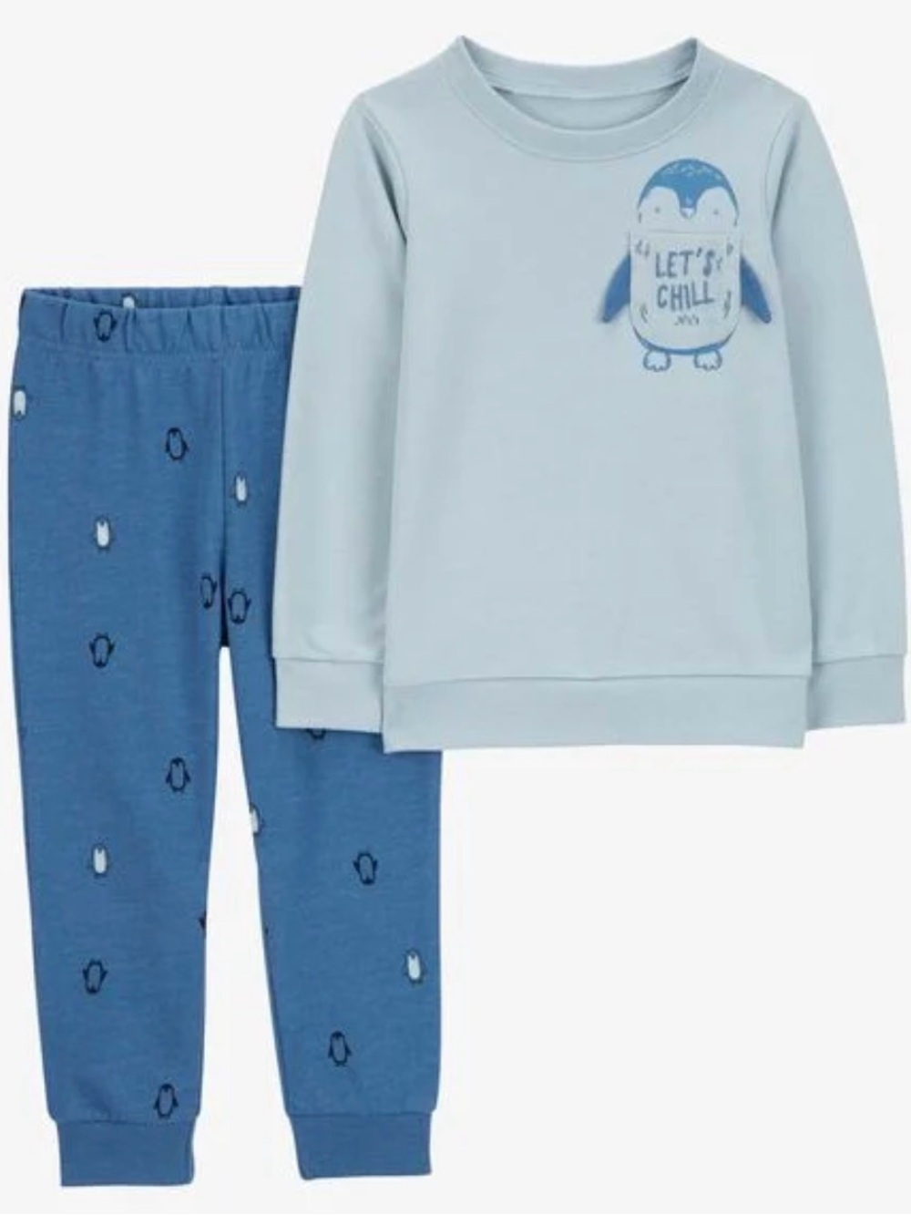 NWT Carter’s Toddler 2-Piece Penguin Sweatshirt & Pant Set
